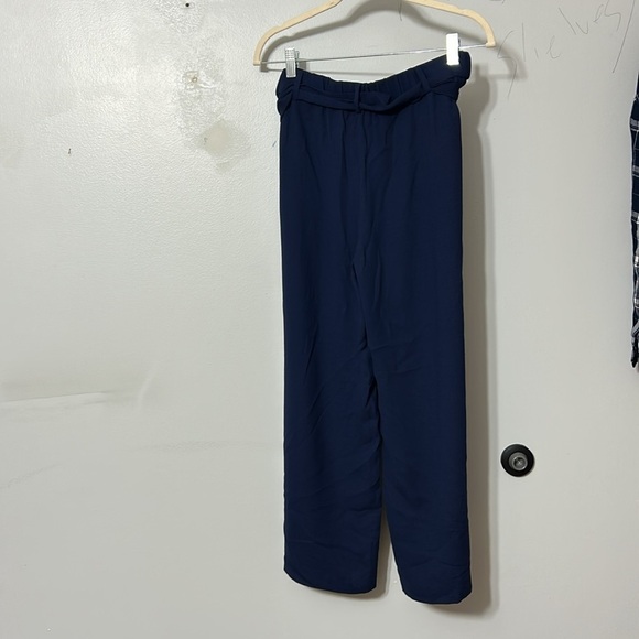 Halogen Blue Wide Leg Cropped Dress Pants Size Medium - Picture 4 of 4